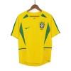 Officiële Voetbalshirt Brazilië 2002-2003 Thuis Retro - Heren